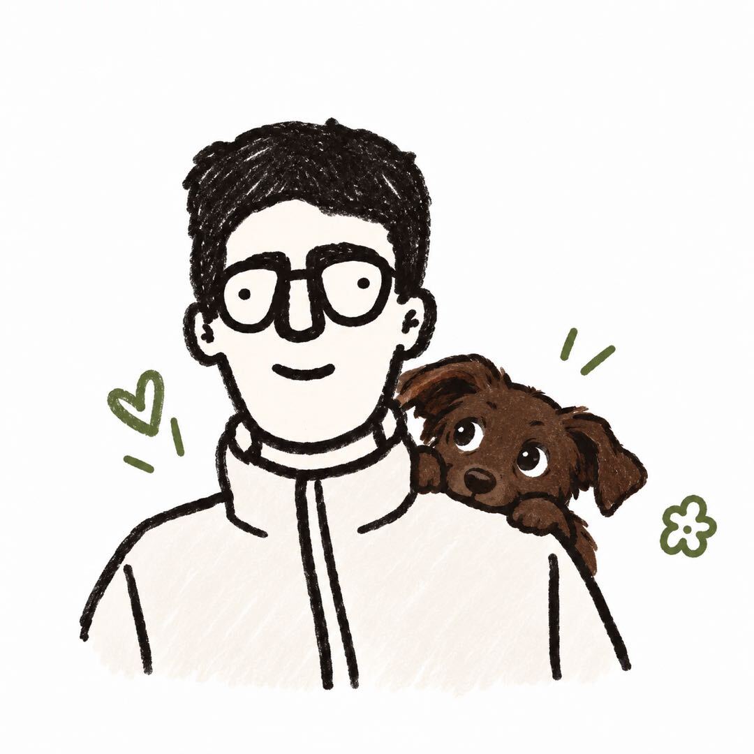 Illustrated portrait of Linsheng He